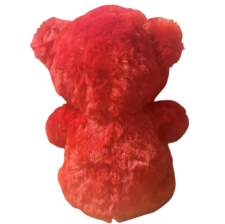 12" Red Teddy Bear Holding Love Heart – Soft Valentine’s Gift for Him or Her | Romantic Plush Toy to Show Love