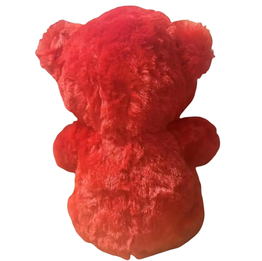 12" Red Teddy Bear Holding Love Heart – Soft Valentine’s Gift for Him or Her | Romantic Plush Toy to Show Love