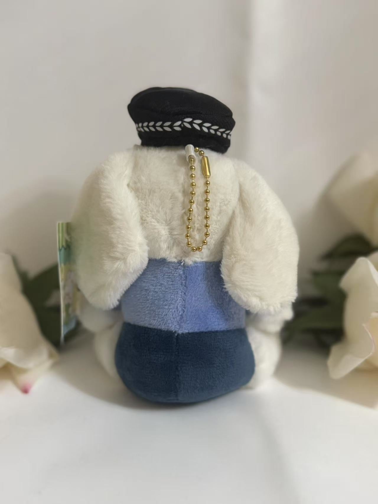 Cute Police Rabbit Plush Doll Bag Chain or Keychain | Great for gifts