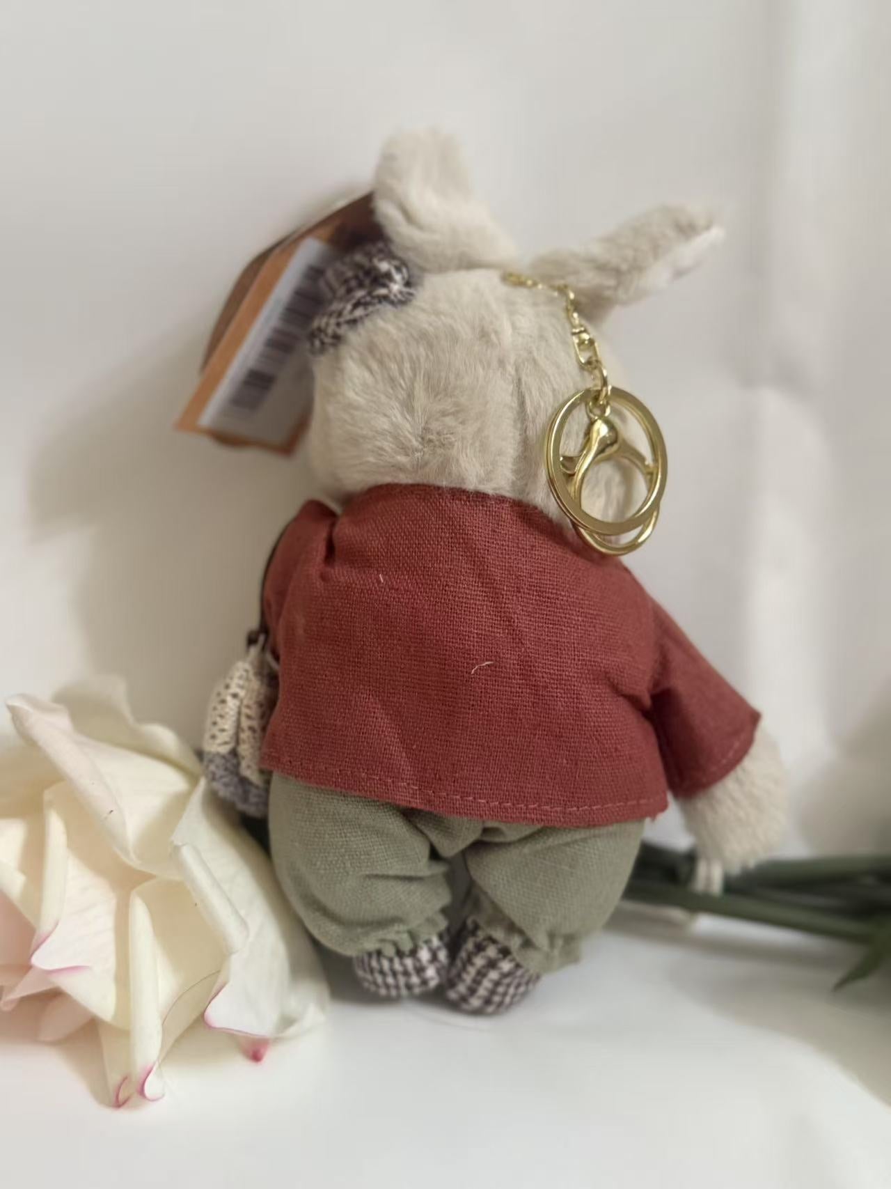 Cute Rabbit Plush Doll Bag Chain or Keychain