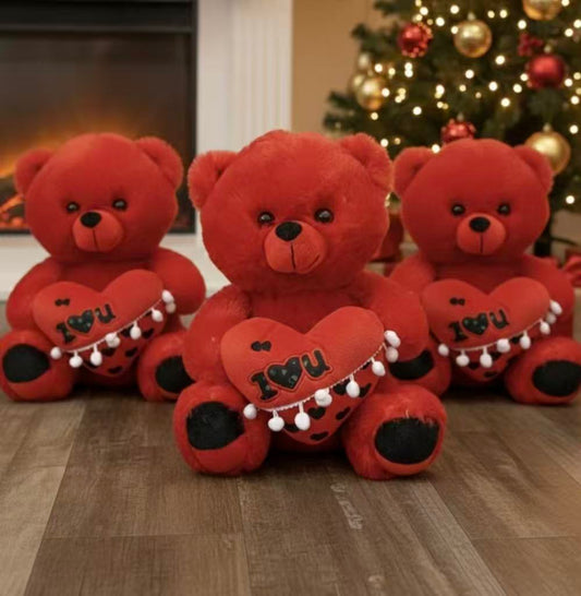 12" Red Teddy Bear Valentine’s Day Gift– 3 Pack | Wholesale Gift Plush