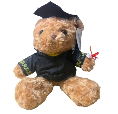 8" Graduation Teddy Bear – Cute Plush Gift for Graduates & Celebration Keepsake