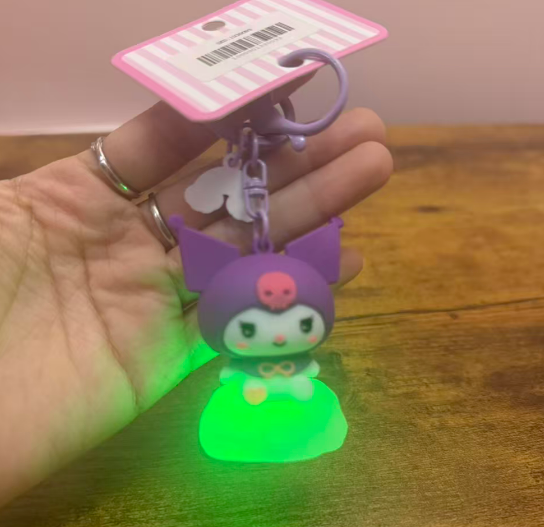 Kuromi Lights Up Keychain 25 pack | Wholesale Bulk for Retailers
