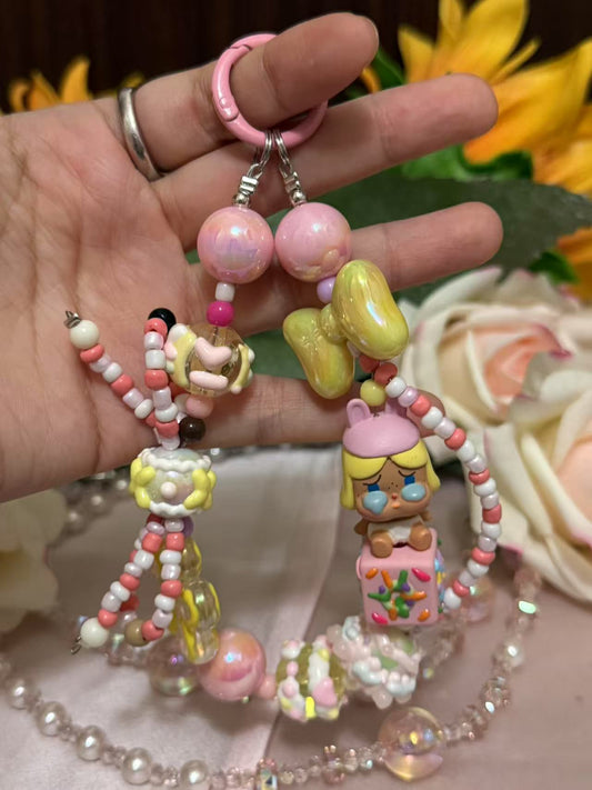 Beaded Fashion Phone Chain or Keychain | Great for gifts (Copy)