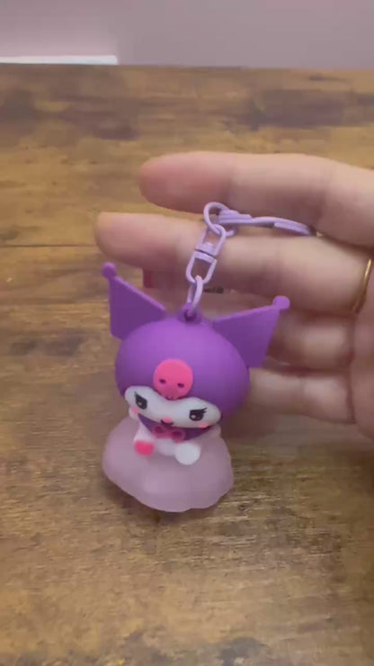 Kuromi Lights Up Keychain 25 pack | Wholesale Bulk for Retailers