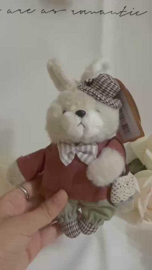 Cute Rabbit Plush Doll Bag Chain or Keychain